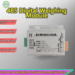 High Accuracy Single Channel Load Cell Transmitter RS485 Modbus RTU Digital Calibration Sigma-Delta AD Wide Temperature −40~85°C