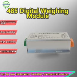 High Accuracy Single Channel Load Cell Transmitter RS485 Modbus RTU Digital Calibration Sigma-Delta AD Wide Temperature −40~85°C