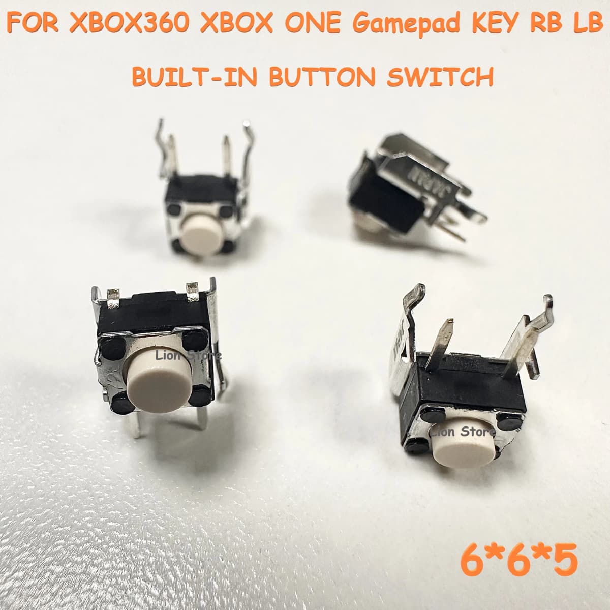 100-1000pcs/lot Japan BUILT-IN BUTTON SWITCH FOR XBOX360 XBOX ONE Gamepad KEY RB LB Replacement & Repair 100% new & original