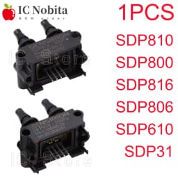 1PCS Differential Pressure Sensor SDP810 SDP800 SDP816 SDP806 SDP610 SDP31 125PA 500PA Sensor for Ventilator