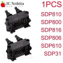 1PCS Differential Pressure Sensor SDP810 SDP800 SDP816 SDP806 SDP610 SDP31 125PA 500PA Sensor for Ventilator