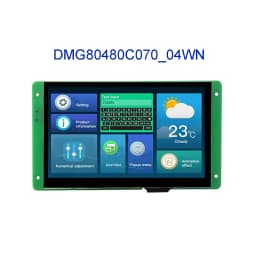 DMG80480C070_04WTC DMG80480C070-04WN WTR 7 Inch TFT 800*480 LCD Display RS232 TTL HMI Commercial Touch Panel Screen Smart UART