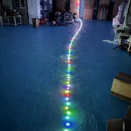 DDDZ 15M/20M String Lights for Kite Line Decoration Big LED Delta Inflatable Kite with Speed and Color Adjust with Meteor Flash