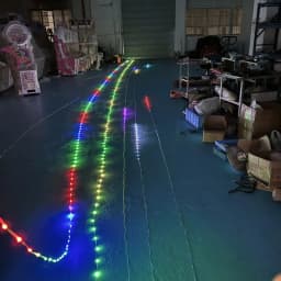 DDDZ 15M/20M String Lights for Kite Line Decoration Big LED Delta Inflatable Kite with Speed and Color Adjust with Meteor Flash