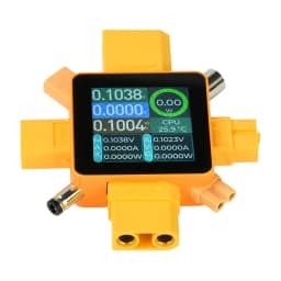 XT369P DC 4.5-80V 30A Type-C digital display voltage current power meter 4000W high power Bidirectional current detector