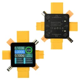 XT369P DC 4.5-80V 30A Type-C digital display voltage current power meter 4000W high power Bidirectional current detector