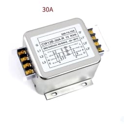 CW12B-10A/20A/30A/40A-R Three-phase three-wire power filter 380V AC Terminal type guideway CW12B-10A-R CW12B-30A-R