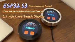 Ar-duino 2.1inch 480*480 Smart Display ESP32-S3 LVGL Circular Push Knob Rotary Encoder TFT Display WIFI BLe Uart Smart Module