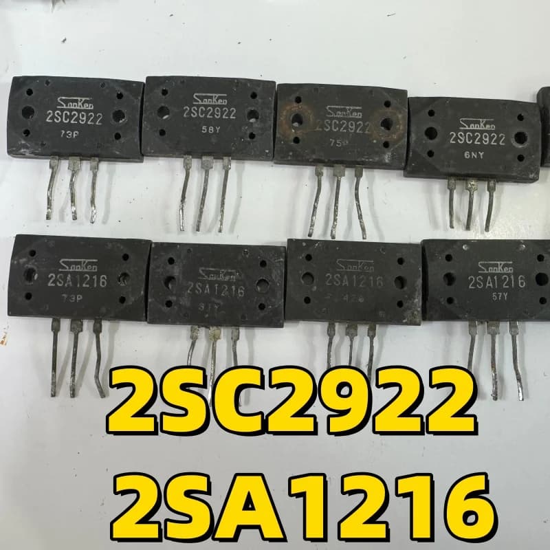 10 Pairs Brand Original Disassembly 2SA1216 2SC2922