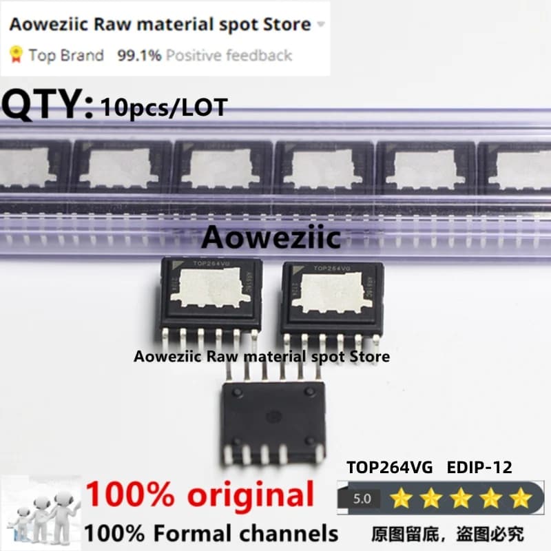Aoweziic 2022+ 100%new Imported Original TOP264VG TOP265VG TOP266VG TOP267VG TOP268VG TOP270VG TOP271VG EDIP-12 TOP261YN TO-220
