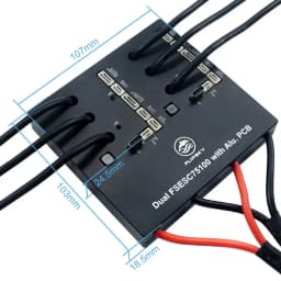 BoMsFlipsky Dual 75100 With Aluminum PCB Based On VESC For Electric Skateboard / Scooter / Ebike Speed Controller