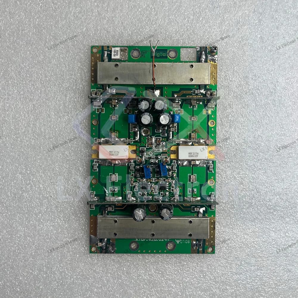 Dual MRF377H RF Power Amplifier Module CW 150W, OFDM 90W | 420–870MHz 24–32V DC Supply | 1.5–3W Drive Input DIY UHF RF Amp Board