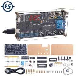 DIY Thermometer Electronics Kit with High/Low Alarm, DC 4.5-5V Temperature Humidity Sensor Soldering Project for STEM Learning