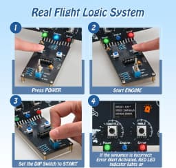 Flight Simulator DIY Soldering Project with LCD & Sound Effects Throttle & Angle Control STEM Electronics Kit for Teens Students