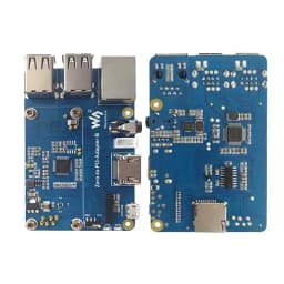Raspberry Pi Zero 2W USB 2.0 Hub Expansion Board - 100Mbps RJ45 Ethernet + Audio Jack & Pogo Pin Power Supply