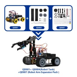 ACEBOTT Robot Toy Starter Kit for Arduino Project with ESP32 and Code Learning Develop Skill Full Version Smart Car Kit