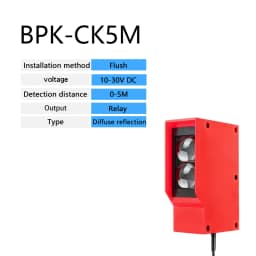 BXUAN Photoelectric Sensor E3K 20m Detection Distance Switch Sensor NPN PNP 24V 110V 220V Proximity Sensor