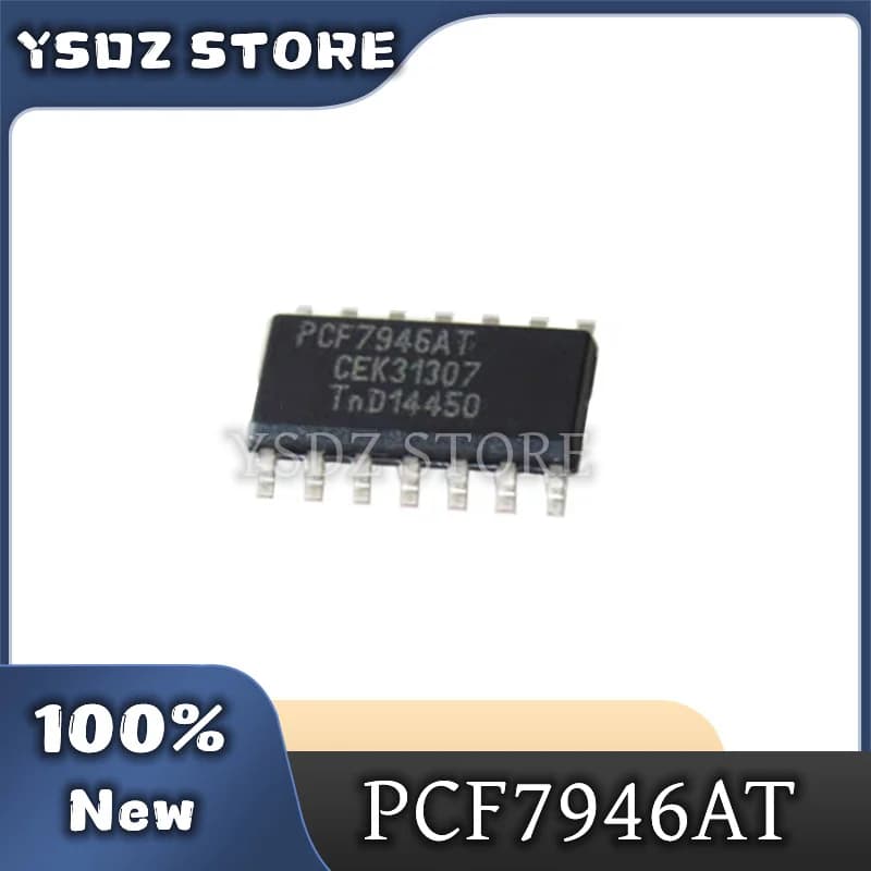 10PCS/LOT 100% New PCF7946AT PCF7946 7946 7946AT Transponder Chip For renault key in stock