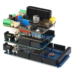 Emakefun For Arduino UNO Mega2560 R3 Expansion Board 6~35V With 4 Channels Motors Servos Ports PS2 JoystickRemoteControl