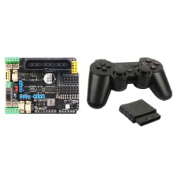 Emakefun For Arduino UNO Mega2560 R3 Expansion Board 6~35V With 4 Channels Motors Servos Ports PS2 JoystickRemoteControl