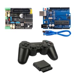 Emakefun For Arduino UNO Mega2560 R3 Expansion Board 6~35V With 4 Channels Motors Servos Ports PS2 JoystickRemoteControl
