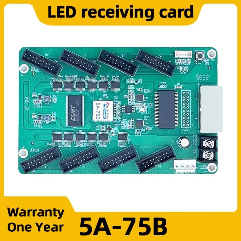 LED Video Wall Outdoor Colorlight 5A-75B LED Receive Indoor LED Display RGB Pixel Display HUB75 LED Panel Control Card