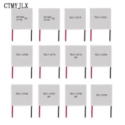 10pcs TEC1-12703 12704 12705 12706 12708 12709 12710 12712 12715 TEC1-12706 TEC Thermoelectric Cooler Peltier DIY Electronic
