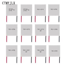 10pcs TEC1-12703 12704 12705 12706 12708 12709 12710 12712 12715 TEC1-12706 TEC Thermoelectric Cooler Peltier DIY Electronic