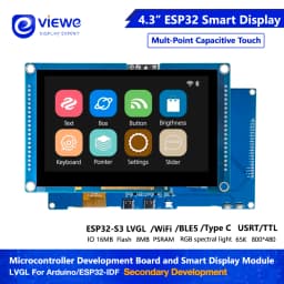 ESP32 S3 Dual Core LVGL 7inch 5inch 4.3inch 4inch HMI 16M Flash Ardu-ino WIFI&Bles Smart Display Screen RGB LCD TFT Module