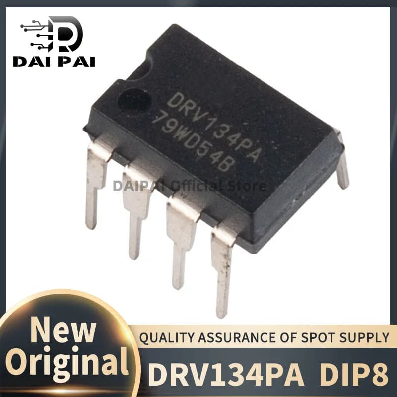 (10PCS /Lot) 100% New DRV134PA DRV134P DRV134 DIP8 Audio balanced line driver Chipset