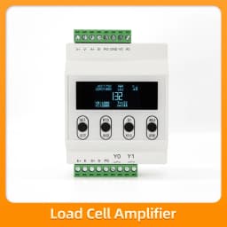 Load Cell Transmitter, Load Cell Amplifier Weighing Sensor Transmitter Output 0-5V 0-10V 4-20mA, Analog Output