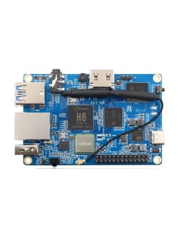 Orange Pi 3 LTS 2G8G EMMC with HDMI+WIFI+BT5.0, AllWinner H6 SoC,Open Source Board Computer,Run Android 9.0/ Ubuntu/ Debian OS
