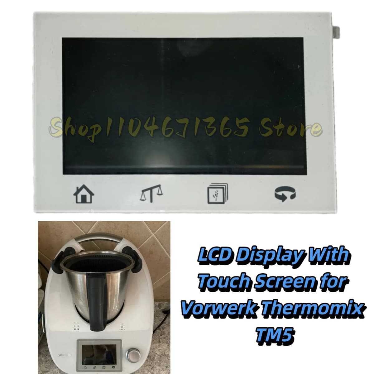 LCD Display With Touch Screen for Vorwerk Thermomix TM5