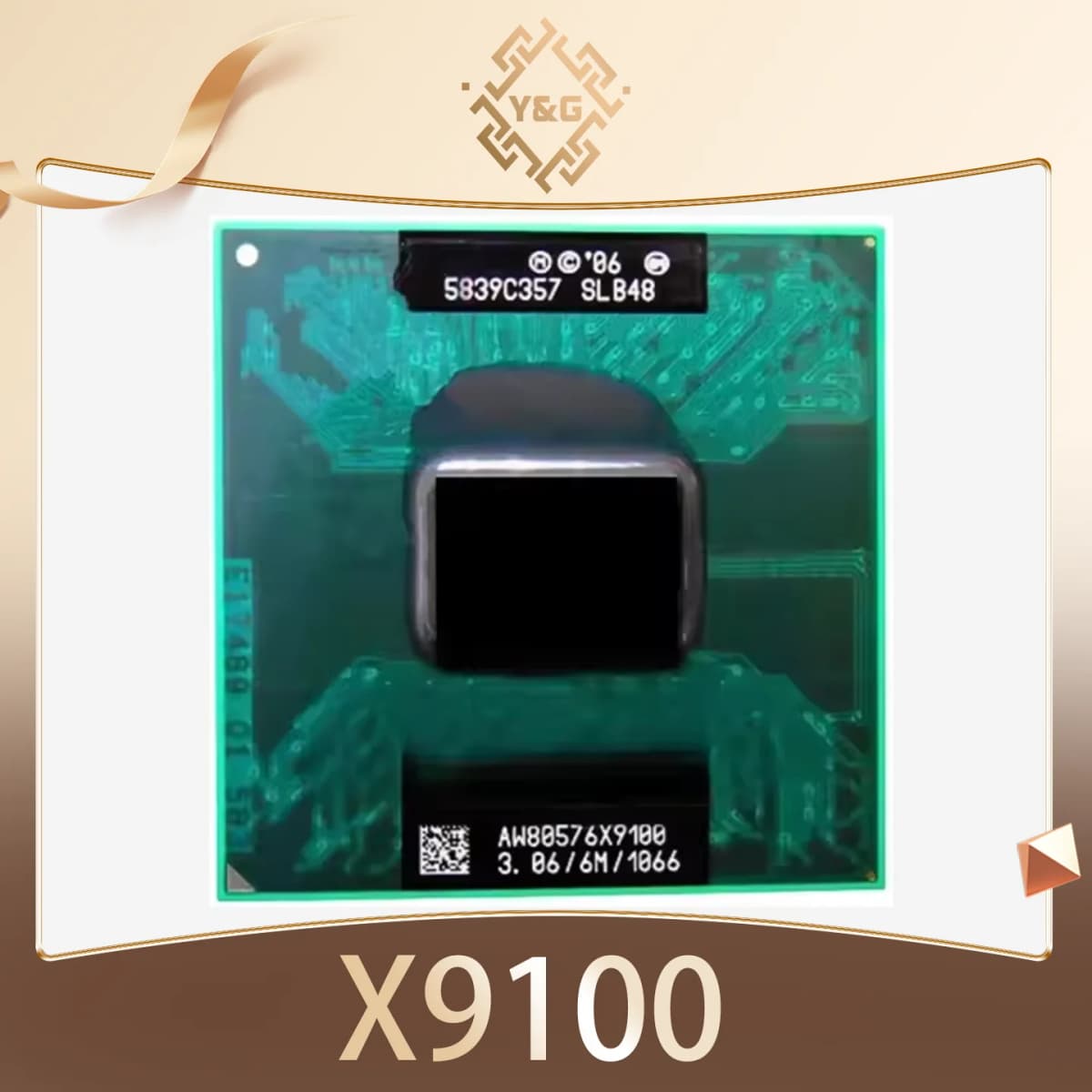 Core 2 Extreme X9100 SLB48 SLGE7 3.0 GHz Used Dual-Core Dual-Thread CPU 6M 44W Socket P