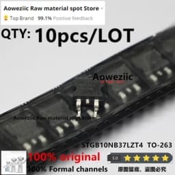 Aoweziic 2004+ 100% New Imported Original STGB10NB37LZ GB10NB37LZ TO-263 Automotive Computer Ignition Driver Chip