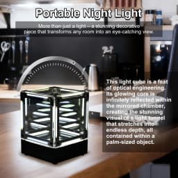 DIY Night Light Soldering Practice Kit Adjustable LED Desk Lamp Magic Cube Electronic Kit Unique Gift & STEM Learning Projects