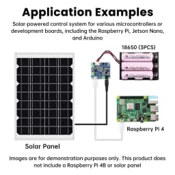 Waveshare Solar Power Management Module For 6V-24V Solar Panel Support MPPT USB Connection Battery Charger Power Supply