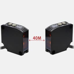 Retro-reflective Photoelectric Switch Sensor NPN PNP 10-30V Relay: DC24~240V AC24~240V Detection Distance 11m Adjustable