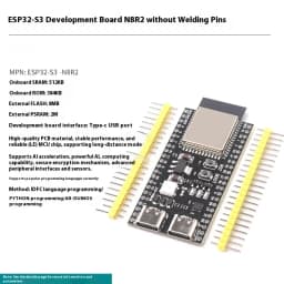 ESP32 S3 Core Board WiFi Bluetooth DevKitC 1 C3 N8R2 N16R8 Module for IoT Development Programming Kit