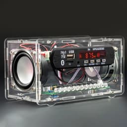 3Wx2 DIY Bluetooth Speaker Kit with FM Radio DIY Soldering Project Practice Solder Assembly DIY Electronic Kit Component Speaker