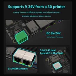 BaMas+ CM68 Host Box & CM68 Core Board -Compatible Output 2x1000M Ethernet 5xUSB Port -A55 CANBus For Klipper