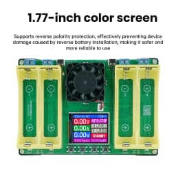 18650/21700 Battery Capacity Tester LCD Display MAh Lithium Digital Battery Detection Module For Battery Test Charge-Discharge