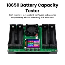 18650/21700 Battery Capacity Tester LCD Display MAh Lithium Digital Battery Detection Module For Battery Test Charge-Discharge