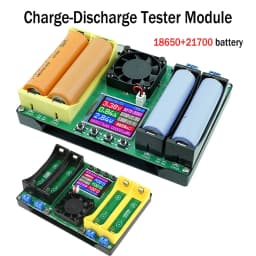 18650/21700 Battery Capacity Tester LCD Display MAh Lithium Digital Battery Detection Module For Battery Test Charge-Discharge