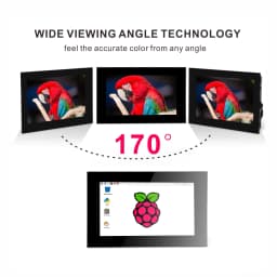 OSOYOO 3.5 RPi5 DSi Touchscreen LCD Display Capacitive Touch Screen Plug and Play Monitor for Raspberry Pi5 4 3 2 B B+