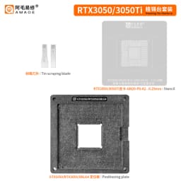 Amaoe Planting Tin Platform BGA Reballing Stencil RTX3060 GN20-E3-A1 RX580 RX5700XT 215-0917220 RX6600XT 215-130000006 RX6800XT