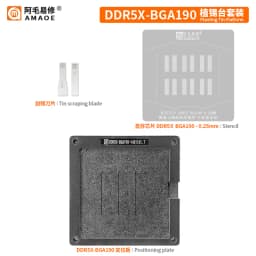 Amaoe Planting Tin Platform BGA Reballing Stencil RTX3060 GN20-E3-A1 RX580 RX5700XT 215-0917220 RX6600XT 215-130000006 RX6800XT