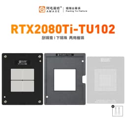 Amaoe Planting Tin Platform BGA Reballing Stencil RTX3060 GN20-E3-A1 RX580 RX5700XT 215-0917220 RX6600XT 215-130000006 RX6800XT