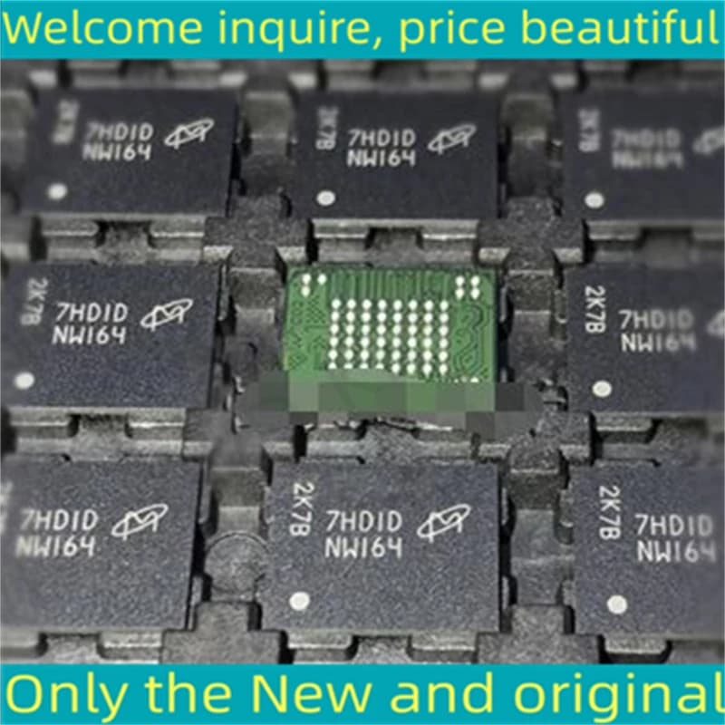 5PCS NW164 New and Original Chip IC MT29F4G08ABADAH4-IT:D MT29F4G08ABADAH4-IT MT29F4G08ABADAH4 29F4G08ABADAH4 BGA63