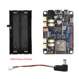 ESP32 Dev Board 3A Motor Driver (4 DC or 4 Encoder/4 Servo) 2.4GHz WiFi & Bluetooth ESP32-WROOM-32E 6-16V DC Input  USB-C 4*I2C